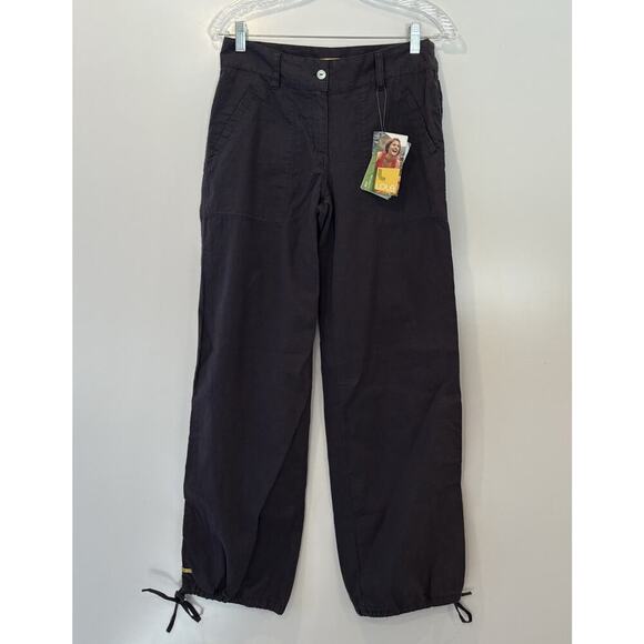 NWT Lole Gray Origami Pants Hemp Organic Cotton Womens Size 4 (77) - Picture 1 of 6